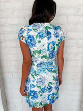 Load image into Gallery viewer, Hidden Escape Blue Mini Dress