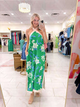 Load image into Gallery viewer, Tropical Moves Green Dress
