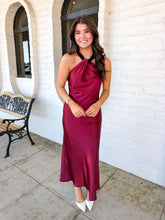 Load image into Gallery viewer, Sweet Like You Burgundy Midi Dress