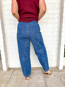 Break The News Denim Barrel Jeans