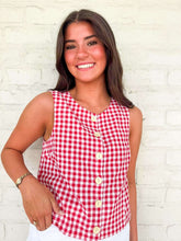 Load image into Gallery viewer, Phase Of Plaid Red Lace Set