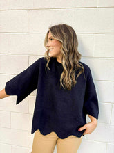Load image into Gallery viewer, Forever Yours Navy Top
