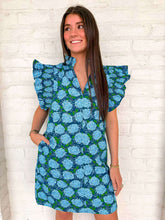 Load image into Gallery viewer, THML Dancing To The Beat Navy Dress