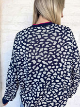 Load image into Gallery viewer, THML Spotted You Navy Sweater