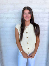 Load image into Gallery viewer, Refine Your Design Cream Top