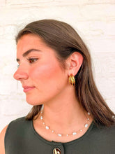 Load image into Gallery viewer, Double Circular Gold Hoops