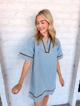 Load image into Gallery viewer, Excuse Me Denim Dress