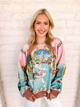 Load image into Gallery viewer, Queen Of Sparkles Multi Nutcracker Ballet Scene Cardigan ￼