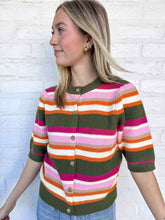 Load image into Gallery viewer, THML Striped Bell Multi Knit Top