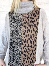 Load image into Gallery viewer, THML Wild Card Gray Turtleneck Sweater