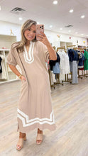 Load image into Gallery viewer, Describe The Way Tan Dress