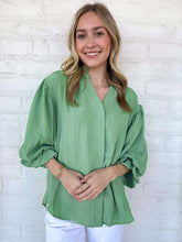 Load image into Gallery viewer, Anything And Everything Apple Green Top