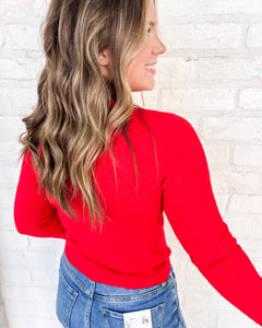 Next Chapter Red Cardigan Top