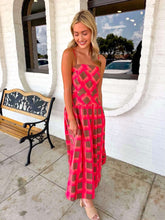 Load image into Gallery viewer, Like Old Times Coral Polka Dot Dress