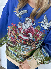 Load image into Gallery viewer, Queen Of Sparkles Multi Santa in the Swamp Sweatshirt