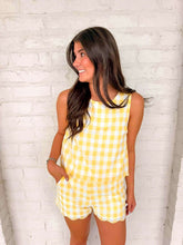Load image into Gallery viewer, Gingham Gameday Lemon Set