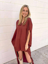 Load image into Gallery viewer, Give Me Your Number Details Brown Dress