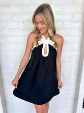 Load image into Gallery viewer, Flourish Remains Black Polka Dot Dress