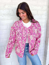 Load image into Gallery viewer, Secrets Are Hidden Pink Jacket