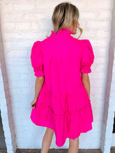 Load image into Gallery viewer, Carry Yourself Hot Pink Dress