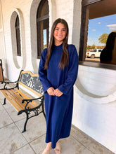 Load image into Gallery viewer, Out Of The Ordinary Navy Dress