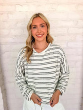 Load image into Gallery viewer, Light Up The Sky White Stripe Top