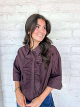 Load image into Gallery viewer, The Weekend Mood Brown Top