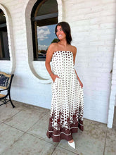 Load image into Gallery viewer, So Alive Maxi Ecru Brown Dress