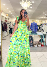 Load image into Gallery viewer, Tropics And All Green Dress
