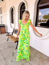 Load image into Gallery viewer, Tropics And All Green Dress