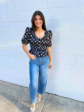 Load image into Gallery viewer, Rock On Polka Dot Top