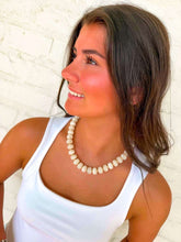 Load image into Gallery viewer, Large White Bead Necklace