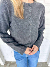 Load image into Gallery viewer, Next Chapter Charcoal Cardigan Top