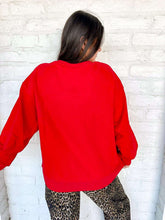 Load image into Gallery viewer, Queen of Sparkles Licensed Red the One with the Holiday Armadillo Sweatshirt