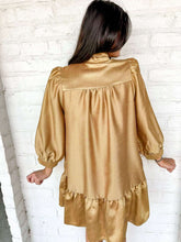 Load image into Gallery viewer, The Afterglow Gold Dress