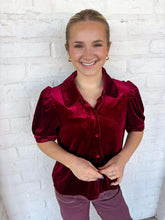 Load image into Gallery viewer, Remember The Memories Burgundy Top