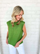 Load image into Gallery viewer, Simple Joys Green Top