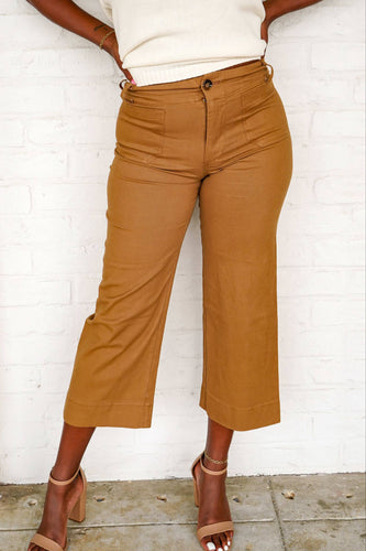 Give Me A Minute Hazelnut Pants