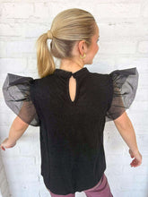 Load image into Gallery viewer, THML Fly Away Black Top