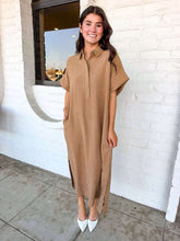Load image into Gallery viewer, The Kennedy Camel Dress