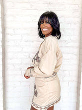 Load image into Gallery viewer, Sail Away Taupe Embroidered Set