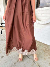 Load image into Gallery viewer, Always In The Know Brown Midi Dress