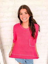 Load image into Gallery viewer, Stitch Your Way Pink Top