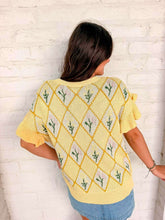 Load image into Gallery viewer, Flora Meadows Yellow Top