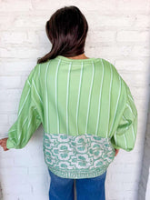 Load image into Gallery viewer, Queen Of Sparkles Light Green 'Twas the Night Before Christmas' Tree Scene Sweatshirt
