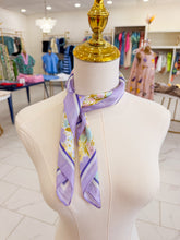 Load image into Gallery viewer, Delicate Floral Silk Bandana Scarf