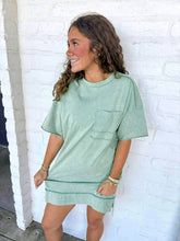 Load image into Gallery viewer, On The Roll Sage Dress