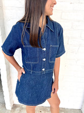 Load image into Gallery viewer, Denim Daze Skort Set