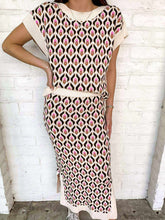 Load image into Gallery viewer, THML Abstract Wonder Cream Skirt