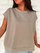 Load image into Gallery viewer, In A Daydream Ash Mocha Scuba Top